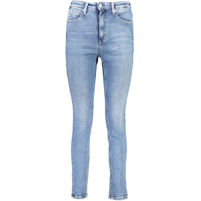 CALVIN KLEIN JEANS DENIM DONNA AZZURRO