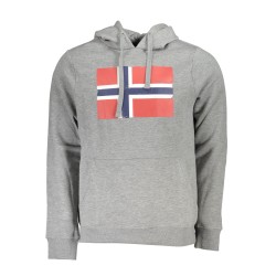 NORWAY 1963 FELPA SENZA ZIP UOMO GRIGIO