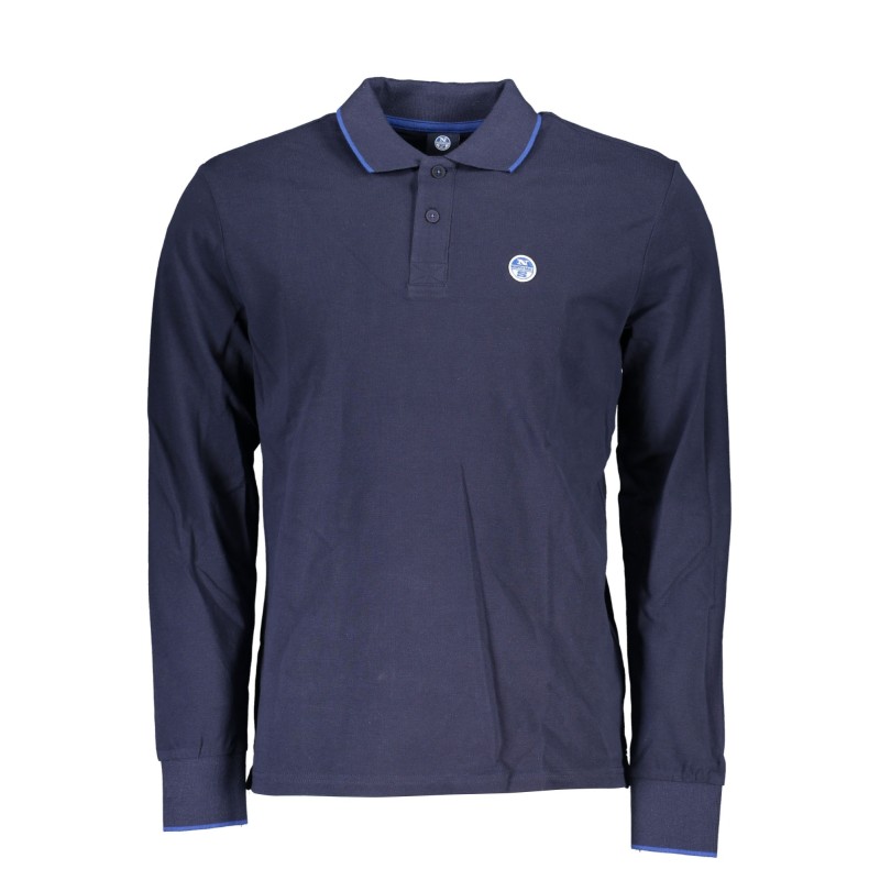 NORTH SAILS POLO MANICHE LUNGHE UOMO BLU