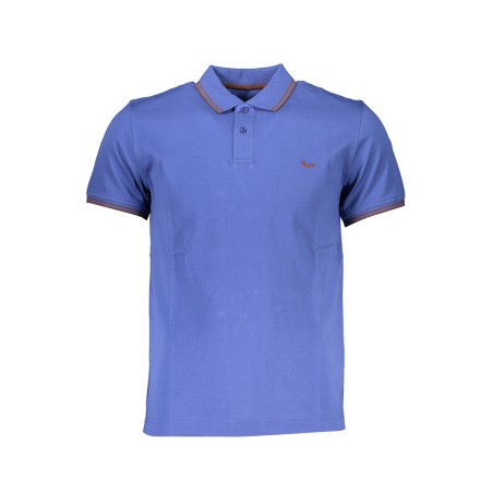 HARMONT & BLAINE POLO MANICHE CORTE UOMO BLU