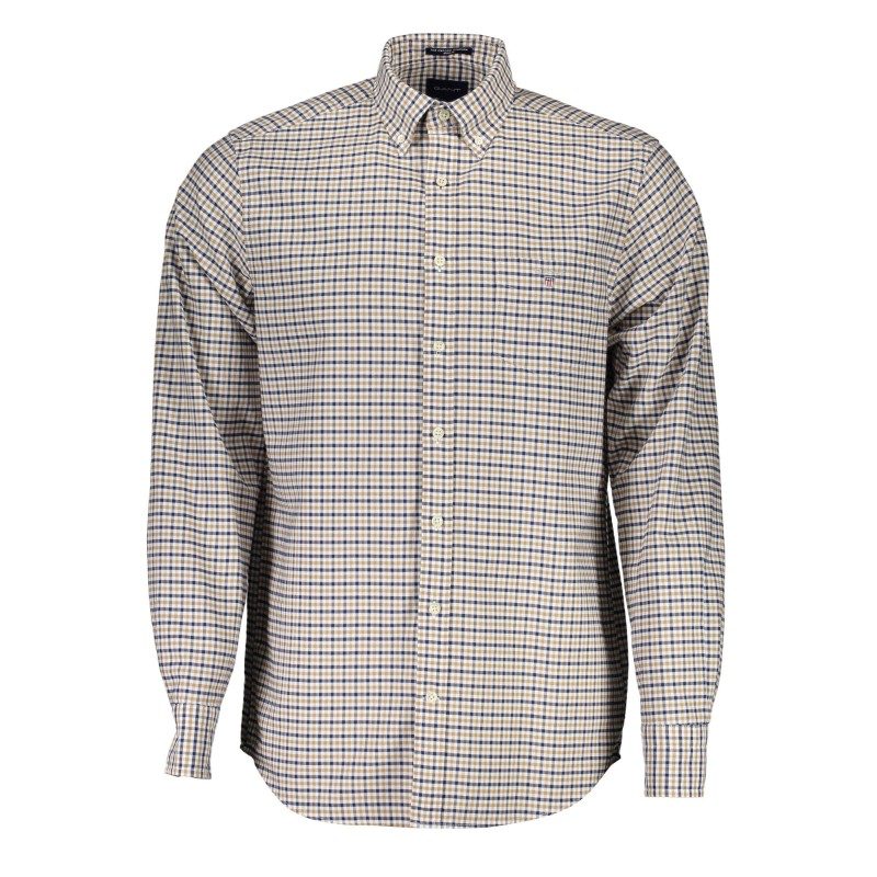 GANT CAMICIA MANICHE LUNGHE UOMO BEIGE