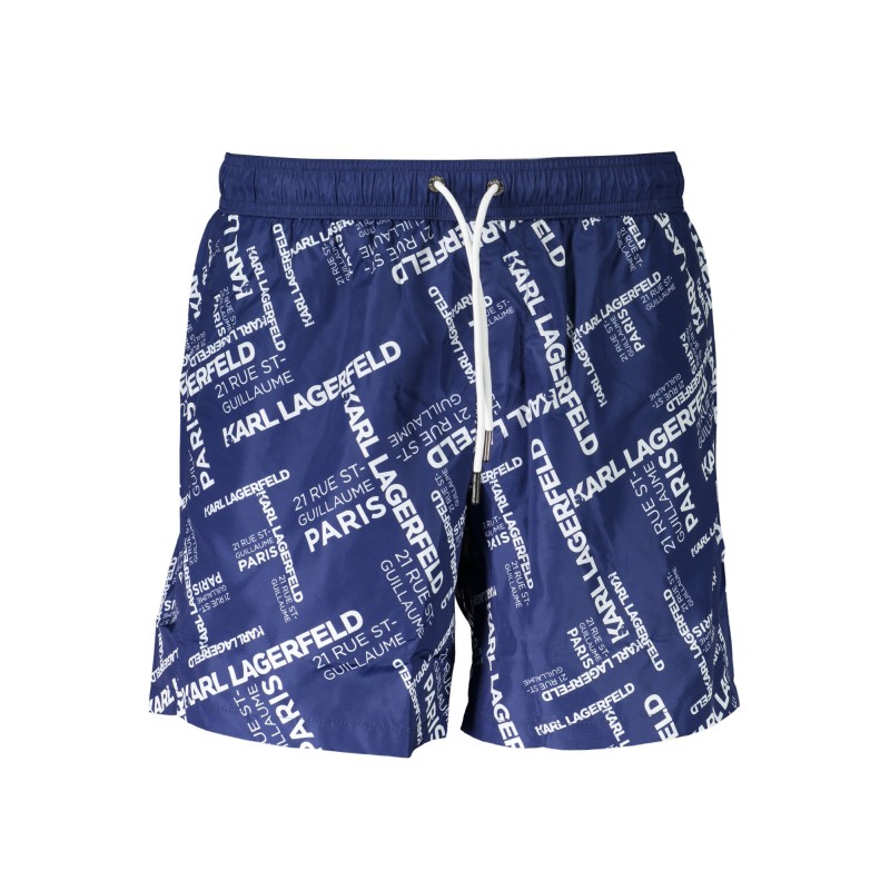 KARL LAGERFELD BEACHWEAR COSTUME PARTE SOTTO UOMO BLU