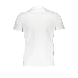 GUESS JEANS T-SHIRT MANICHE CORTE UOMO BIANCO