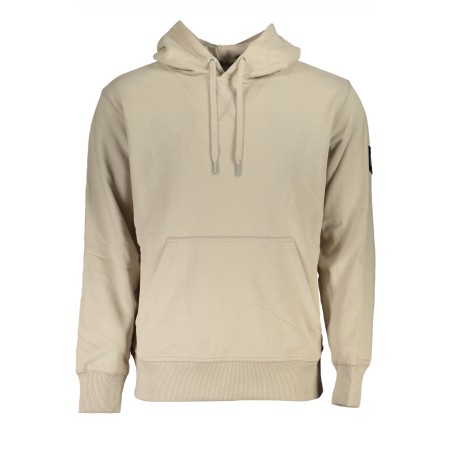 CALVIN KLEIN FELPA SENZA ZIP UOMO BEIGE