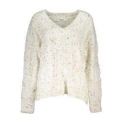 DESIGUAL MAGLIONE DONNA BIANCO