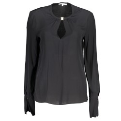 PATRIZIA PEPE CAMICIA MANICHE LUNGHE DONNA NERO