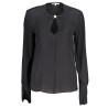 PATRIZIA PEPE CAMICIA MANICHE LUNGHE DONNA NERO