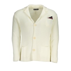 U.S. GRAND POLO CARDIGAN UOMO BIANCO