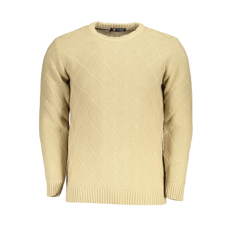 U.S. GRAND POLO MAGLIONE UOMO BEIGE