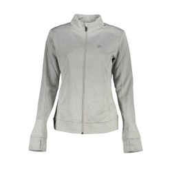 FILA FELPA CON ZIP DONNA GRIGIO