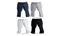 Pantalone FITNESS donna in felpa con tasche 100% cotone