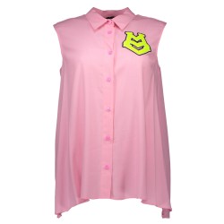 LOVE MOSCHINO CAMICIA SENZA MANICHE DONNA ROSA