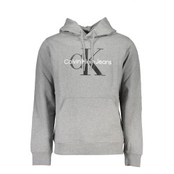 CALVIN KLEIN FELPA SENZA ZIP UOMO GRIGIO