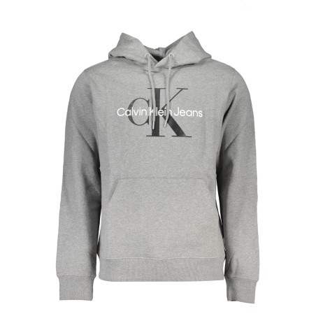 CALVIN KLEIN FELPA SENZA ZIP UOMO GRIGIO