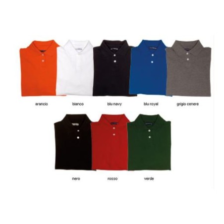 Polo PARIS donna manica lunga a due bottoni con polsini in rib