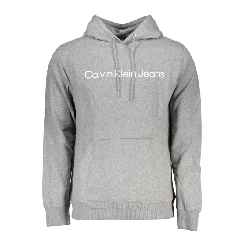 CALVIN KLEIN FELPA SENZA ZIP UOMO GRIGIO