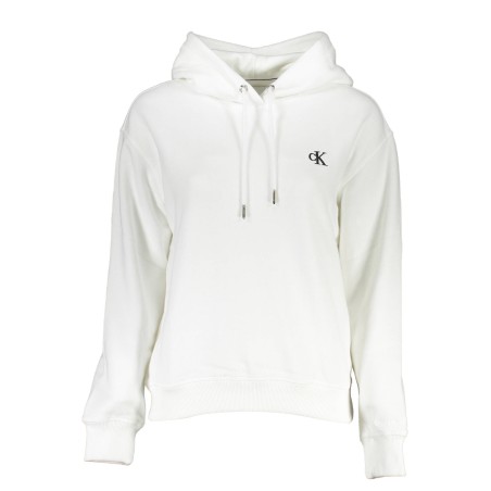 CALVIN KLEIN FELPA SENZA ZIP DONNA BIANCO