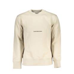 CALVIN KLEIN FELPA SENZA ZIP UOMO BEIGE